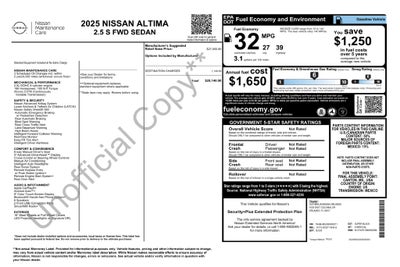 2025 Nissan Altima 2.5 S