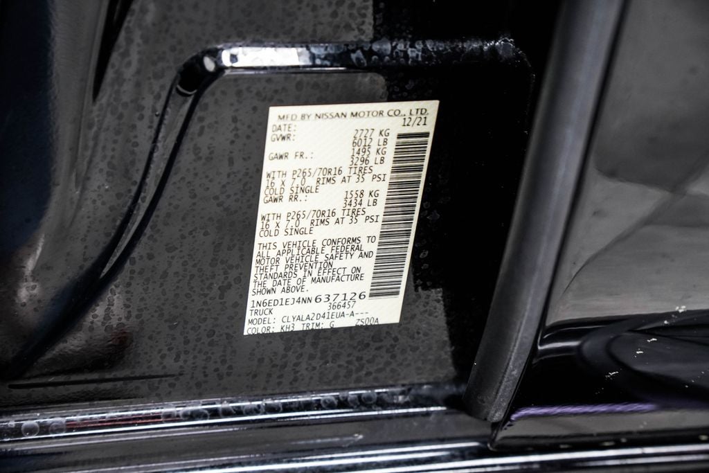 2022 Nissan Frontier S