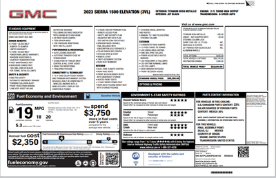 2023 GMC Sierra 1500 Elevation