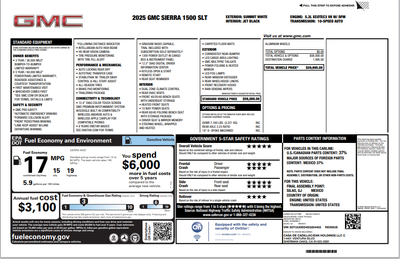 2025 GMC Sierra 1500 SLT