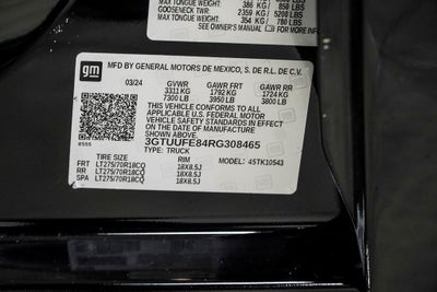 2024 GMC Sierra 1500 AT4X