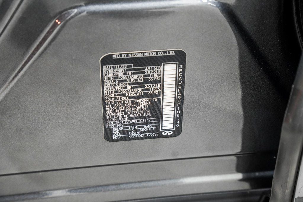 2023 INFINITI QX50 SPORT