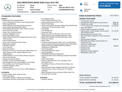 2023 Mercedes-Benz EQS 450 4MATIC®