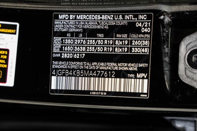 2021 Mercedes-Benz GLE GLE 350 4MATIC®