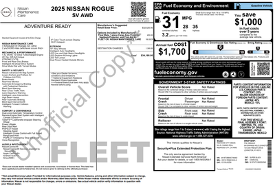 2025 Nissan Rogue SV