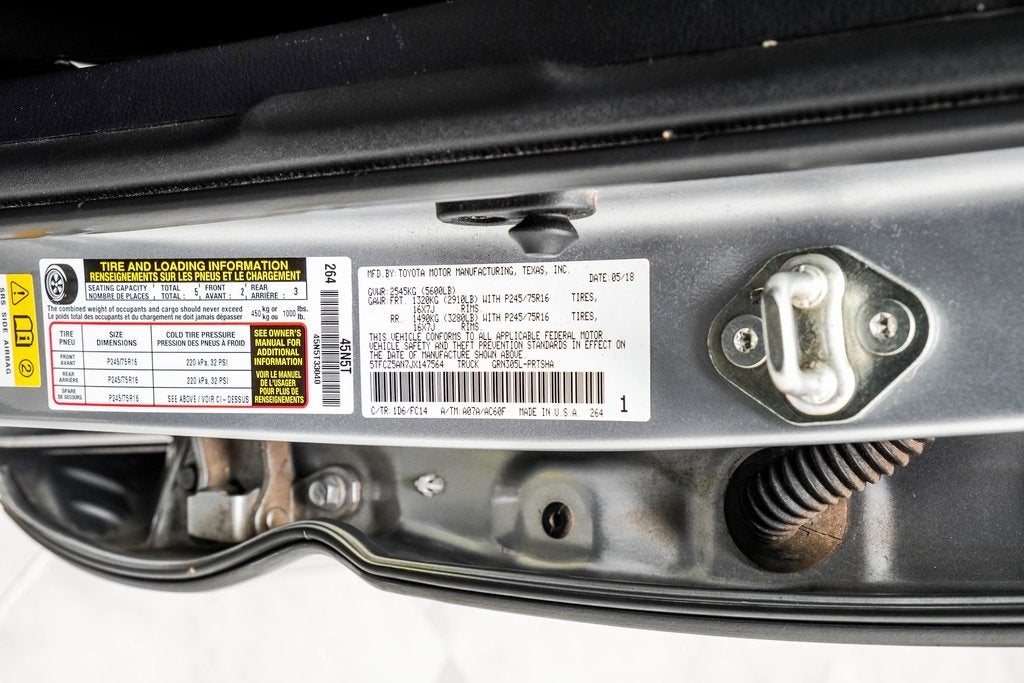 2018 Toyota Tacoma SR V6