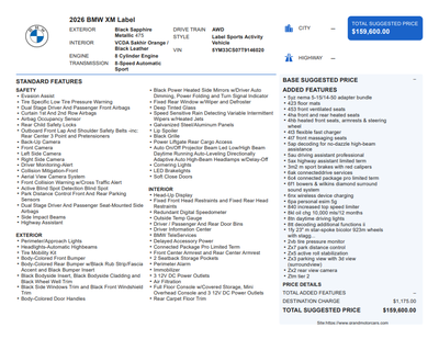 2026 BMW XM Label
