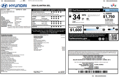 2024 Hyundai Elantra SEL