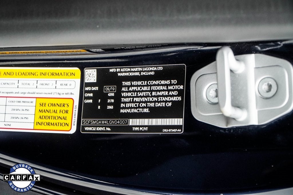 2020 Aston Martin Vantage Base