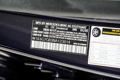 2022 Mercedes-Benz S-Class S 580 4MATIC®