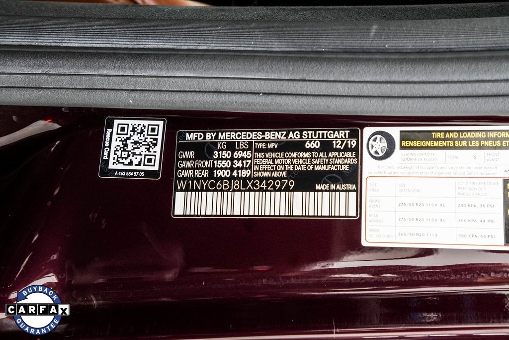 2020 Mercedes-Benz G-Class G 550 4MATIC®