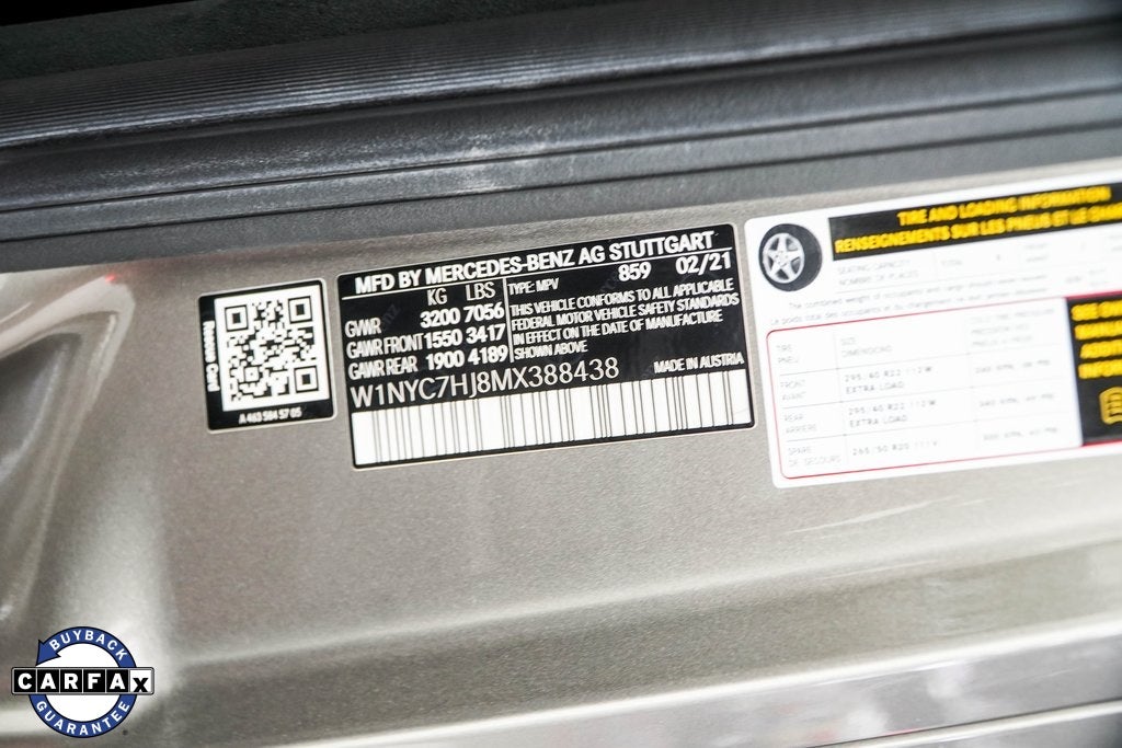 2021 Mercedes-Benz G-Class G 63 AMG® 4MATIC®