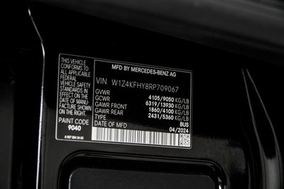 2024 Mercedes-Benz Sprinter 2500 Passenger 144 WB