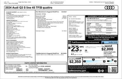 2024 Audi Q3 Premium S Line quattro