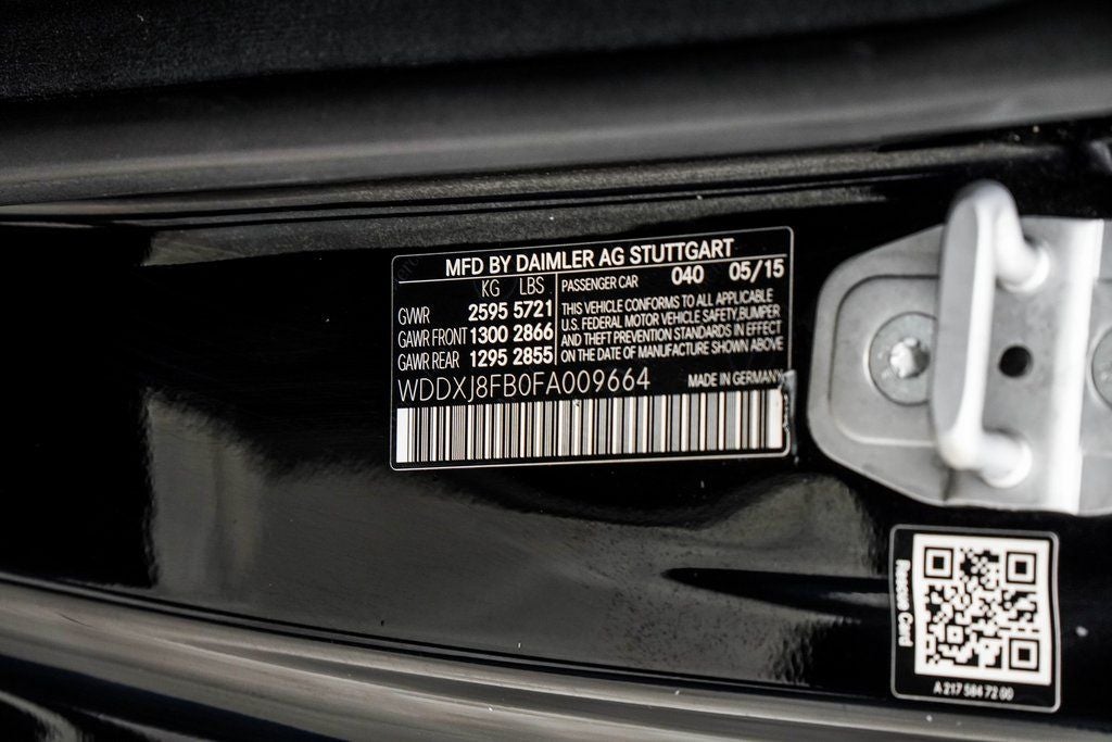 2015 Mercedes-Benz S-Class S 550 4MATIC®