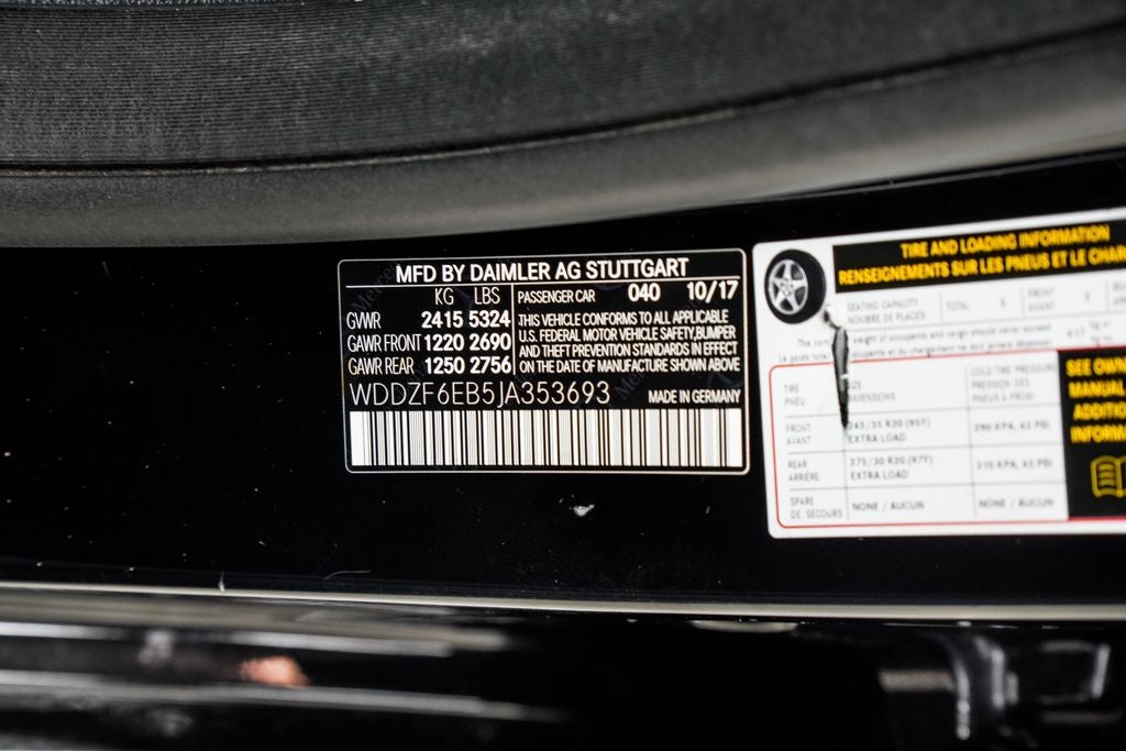 2018 Mercedes-Benz E-Class E 43 AMG® 4MATIC®