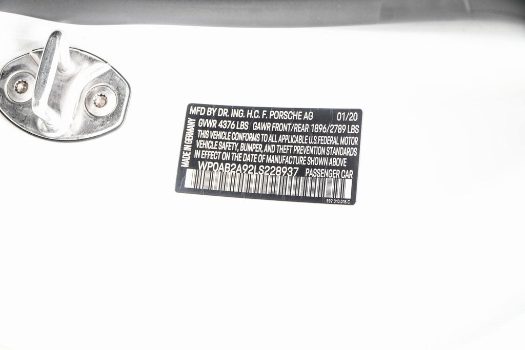 2020 Porsche 911 Carrera S