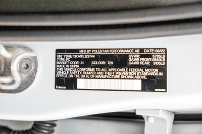 2023 Polestar 2 Long Range Dual Motor Performance Plus