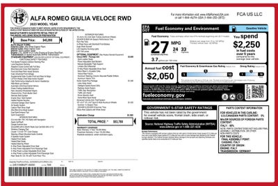 2023 Alfa Romeo Giulia Veloce