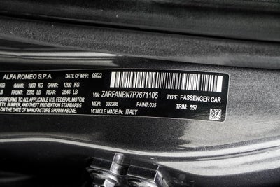 2023 Alfa Romeo Giulia Veloce