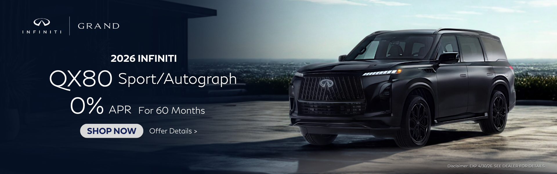 2026 INFINITI QX80 Sport/Autograph