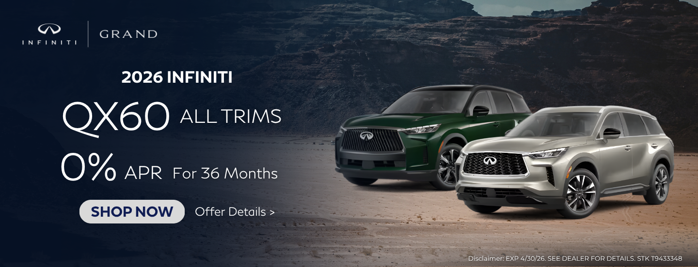 2026 INFINITI QX60 ALL TRIMS
