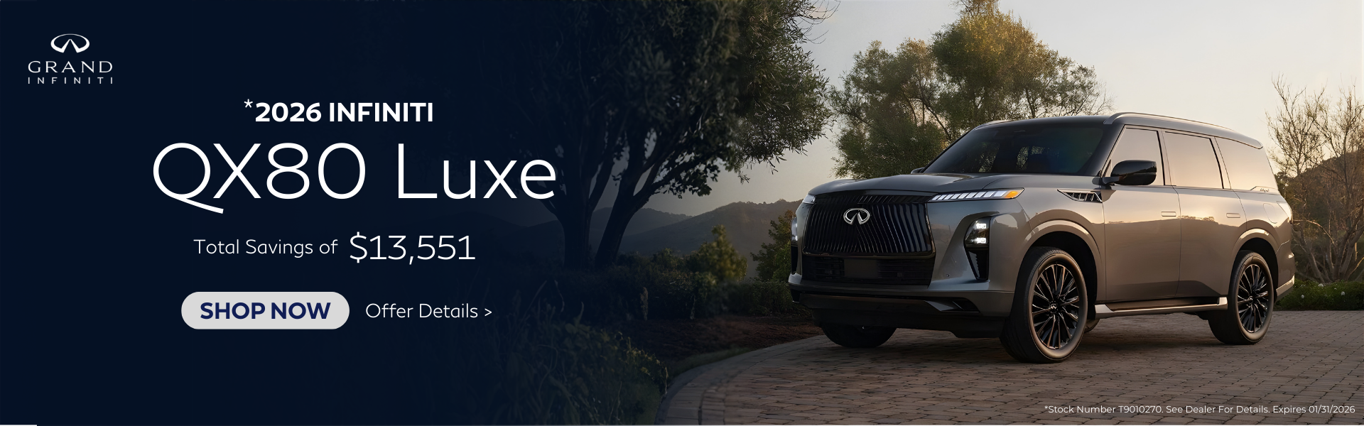 2026 INFINITI
QX80 Luxe