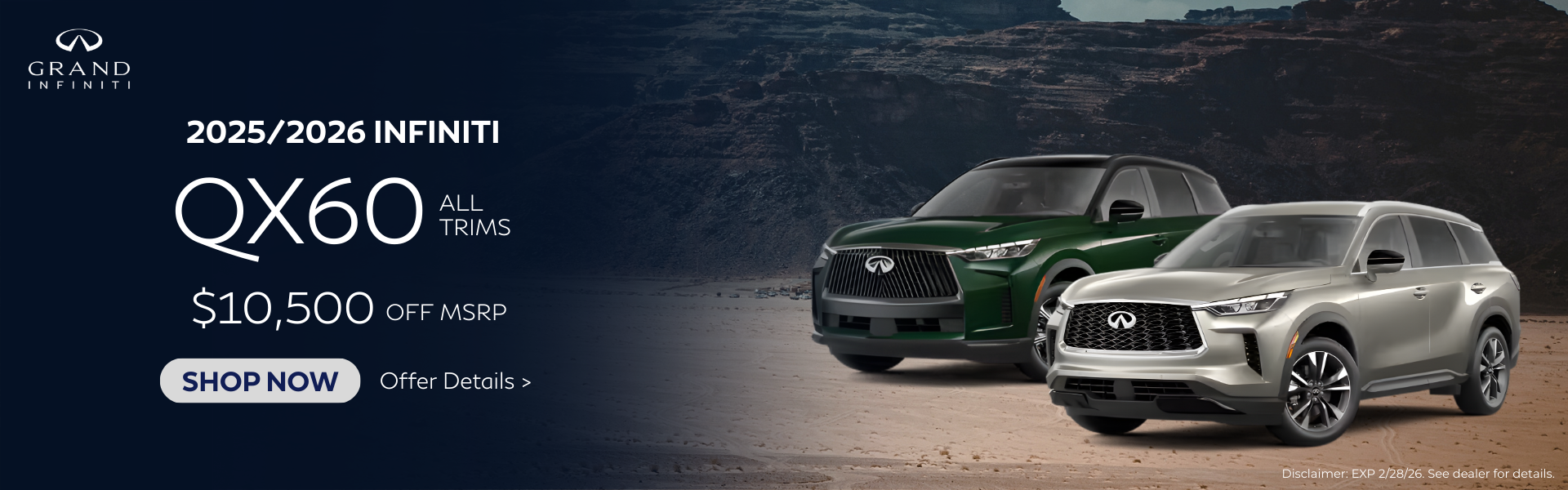 2025/2026 QX60 All Trims