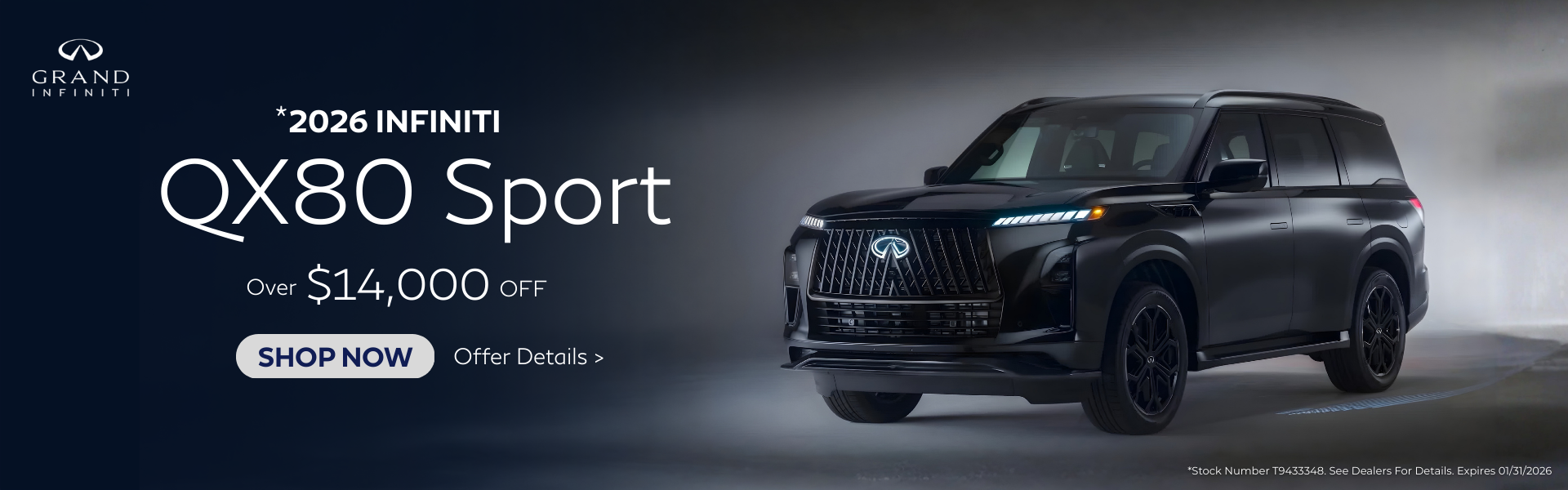 2026 INFINITI QX80 SPORT