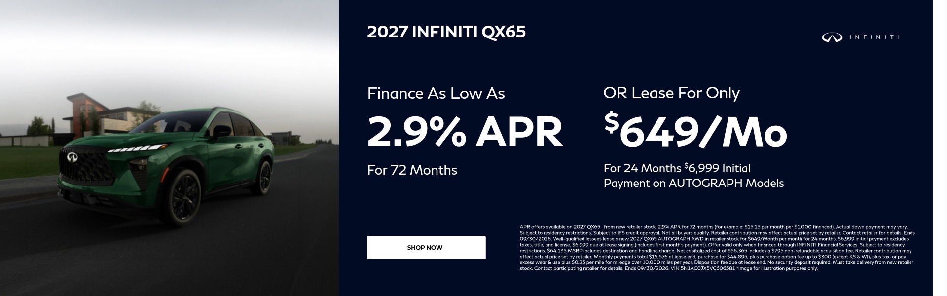 2027 INFINITI QX65