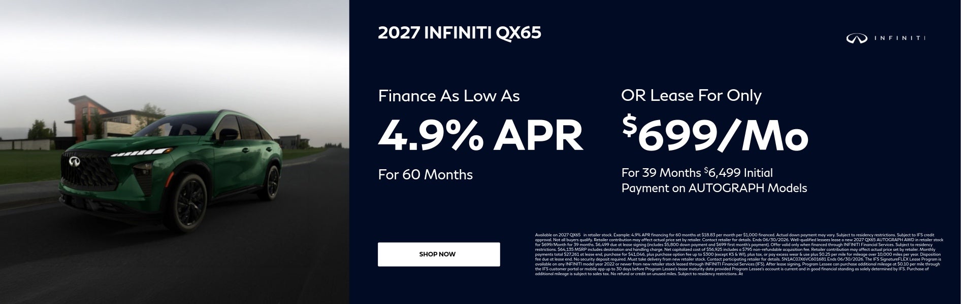 2027 QX65 Special