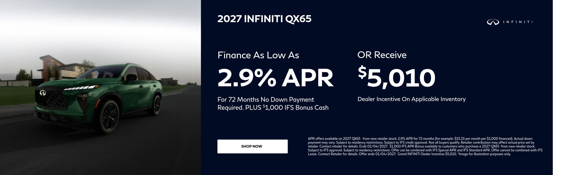 2027 INFINITI QX65
