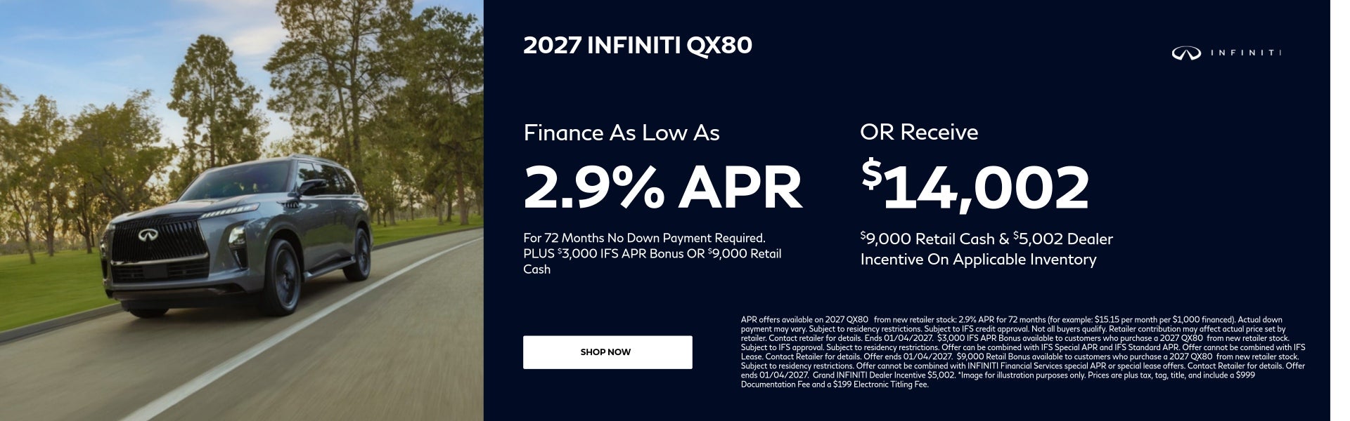 2026 INFINITI QX80