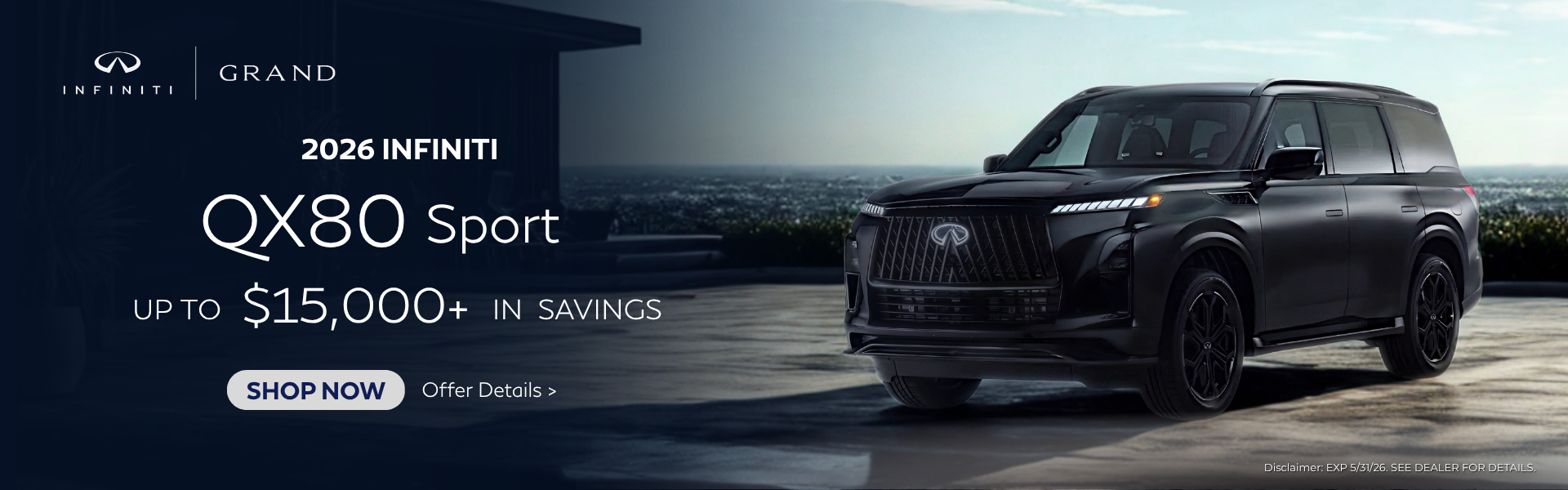 2026 Infiniti QX80 Sport
