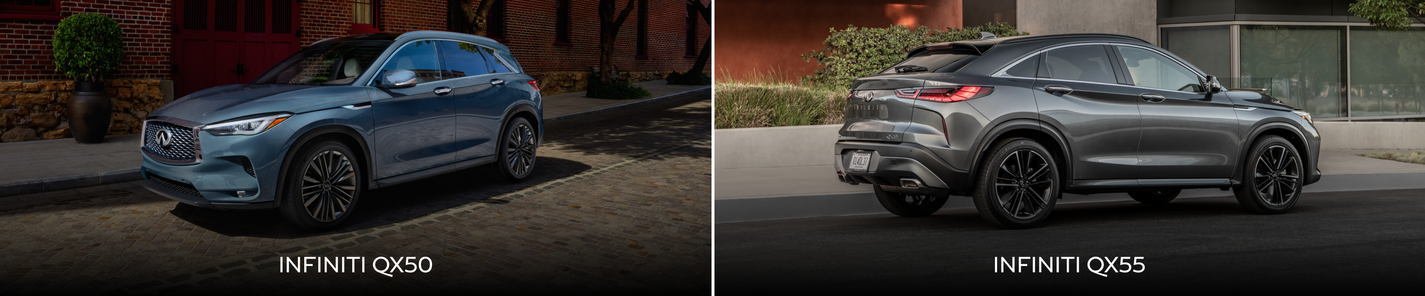 INFINITI QX50 Vs. QX55 luxury SUV comparison